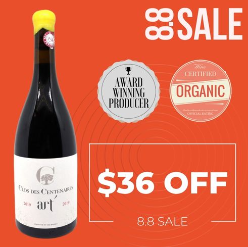Clos des Centenaries Art Bouteille Red (Organic) 2019 - Southern Rhône, France
