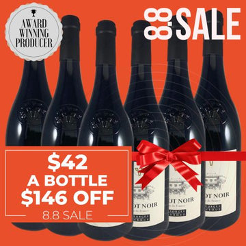 Georges Duboeuf Ecusson Pinot Noir 2022 ~ Languedoc-Roussillon, France 6 Pack Value