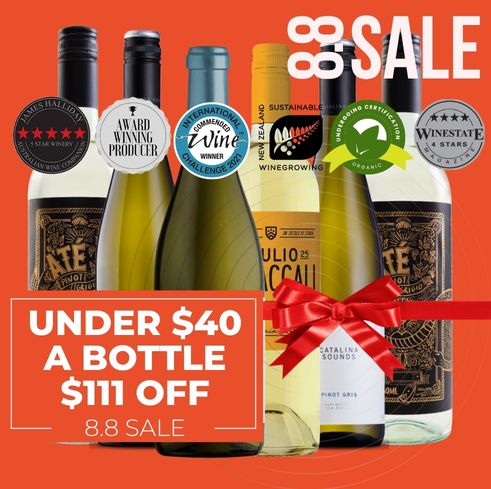 Great Value Pinot Gris Under $40 - 6 Pack