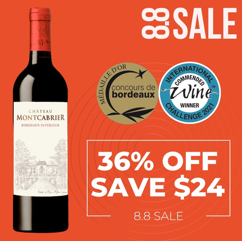 Chateau Montcabrier Bordeaux Superieur Rouge 2018 - Bordeaux, France