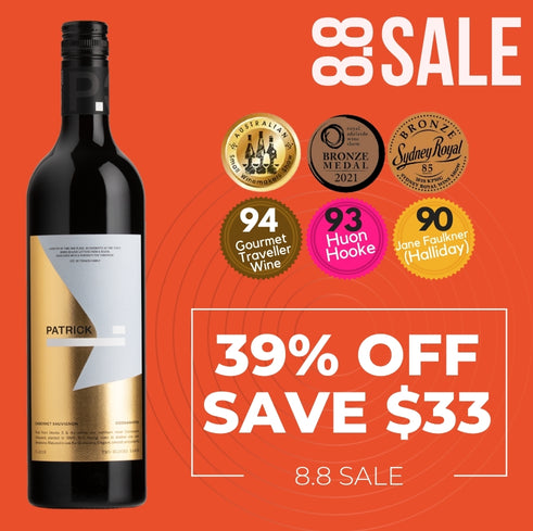 Patrick of Coonawarra Two Blocks Cabernet Sauvignon 2018 ~ Coonawarra, South Australia