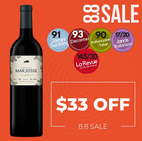 Chateau Marjosse Pierre Lurton Cuvee Truffiers'Rouge 2018 - Bordeaux, France