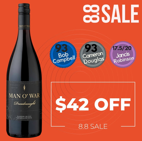Man O' War Dreadnought Syrah 2019 ~ Waiheke Island, New Zealand