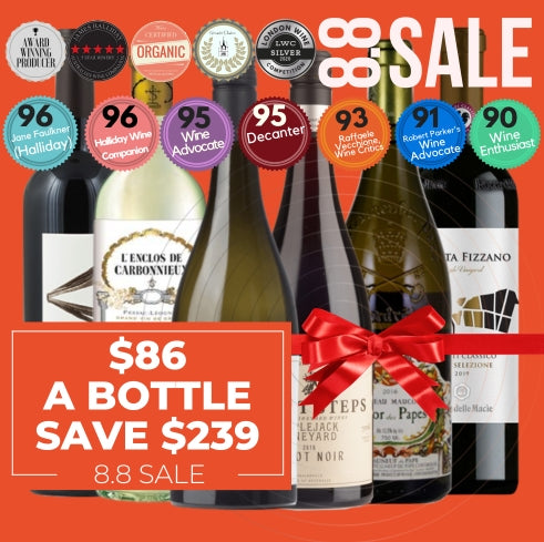 Elegant Reds & Whites – Curated 6 Bottle Selection
