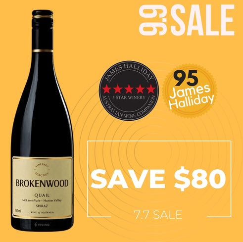 Brokenwood Quail Shiraz 2015 ~ Hunter Valley, Australia