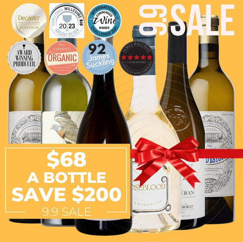 French White Wine Treasures - 6 Pack Value