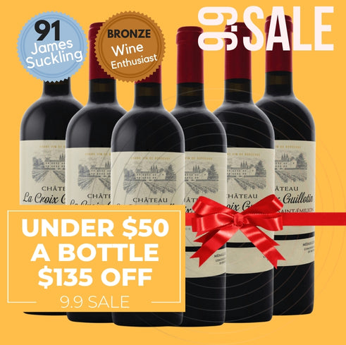 Chateau La Croix Guillotin Puisseguin Saint Emilion 2021 - Bordeaux, France - 6 Pack Value