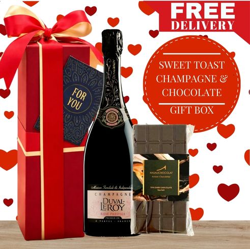 A Sweet Toast - Champagne & Gourmet Chocolate Premium Gift