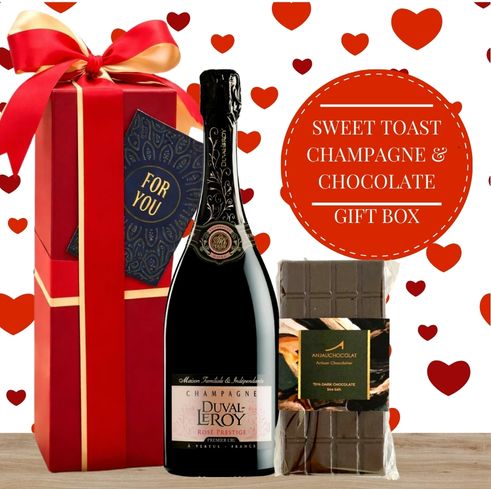 A Sweet Toast - Champagne & Gourmet Chocolate Premium Gift