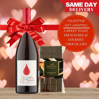 A Sweet Toast – French Red & Gourmet Chocolate Gift