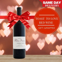 A Toast to Love – Red Wine Gift-Wrapped