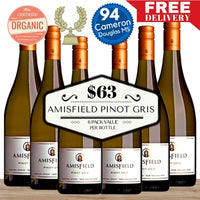 Amisfield Pinot Gris 2023 (Organic) ~ Central Otago, New Zealand - 6 Pack Value