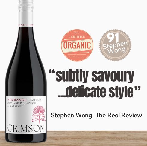 Ata Rangi Crimson Pinot Noir (Organic) ~ Martinborough, New Zealand