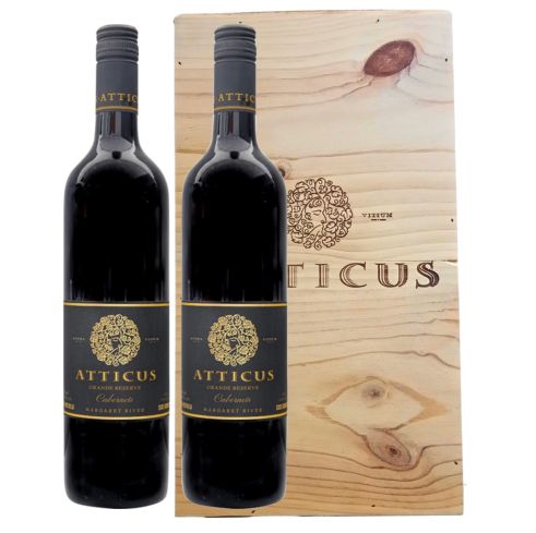 Atticus Grande Reserve Cabernet 2016 ~ Margaret River CNY Edition Wooden Gift Box & Wrapped