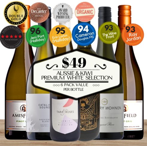 Aussie & Kiwi Premium White Selection – 6 Pack