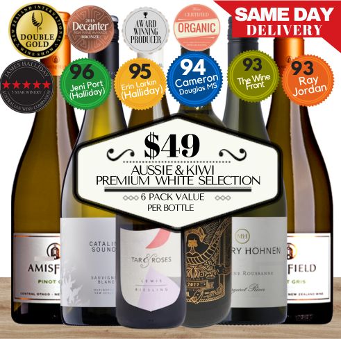 Aussie & Kiwi Premium White Selection – 6 Pack