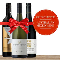 Australian Mixed Wine Gift Wrapped