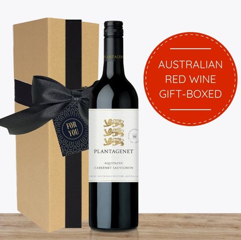 Australian Red Wine Eco Gift Box & Wrapped