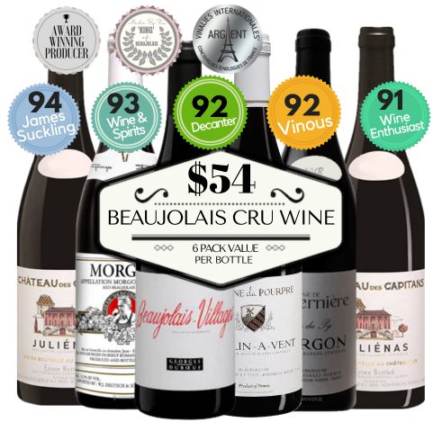Beaujolais Cru Wine Mixed - 6 Pack Value