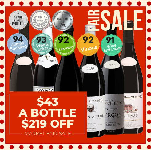 Beaujolais Cru Wine Mixed - 6 Pack Value