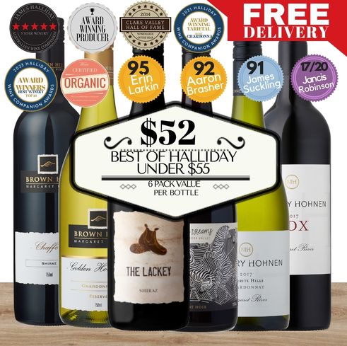 Best of Halliday Under $55 – 6 Bottle Collection