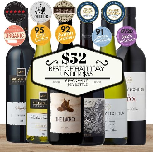 Best of Halliday Under $55 – 6 Bottle Collection