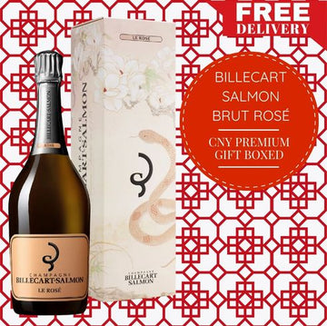 Billecart Salmon Brut Rosé Champagne -  Chinese New Year 2025 Limited Edition Gift Boxed