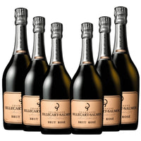 Billecart Salmon Brut Rosé NV Champagne, France - 6 Pack Value