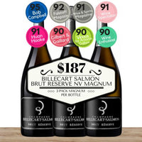 Billecart Salmon Brut Reserve NV Champagne Magnum - 3 Pack Value