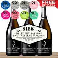 Billecart Salmon Brut Reserve NV Champagne Magnum - 3 Pack Value
