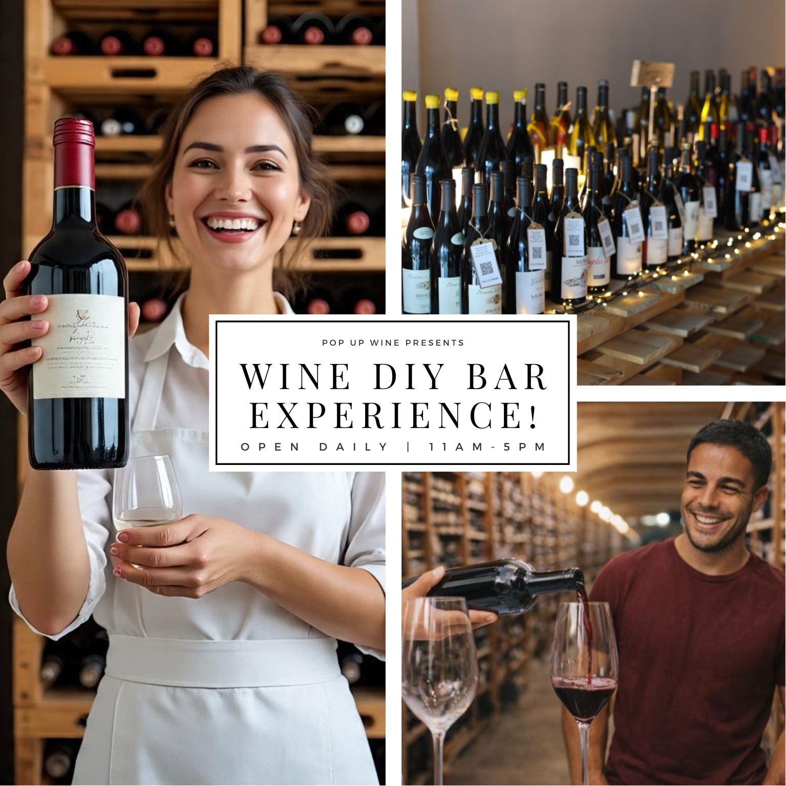 Wine DIY Bar Experience - 2-5pm