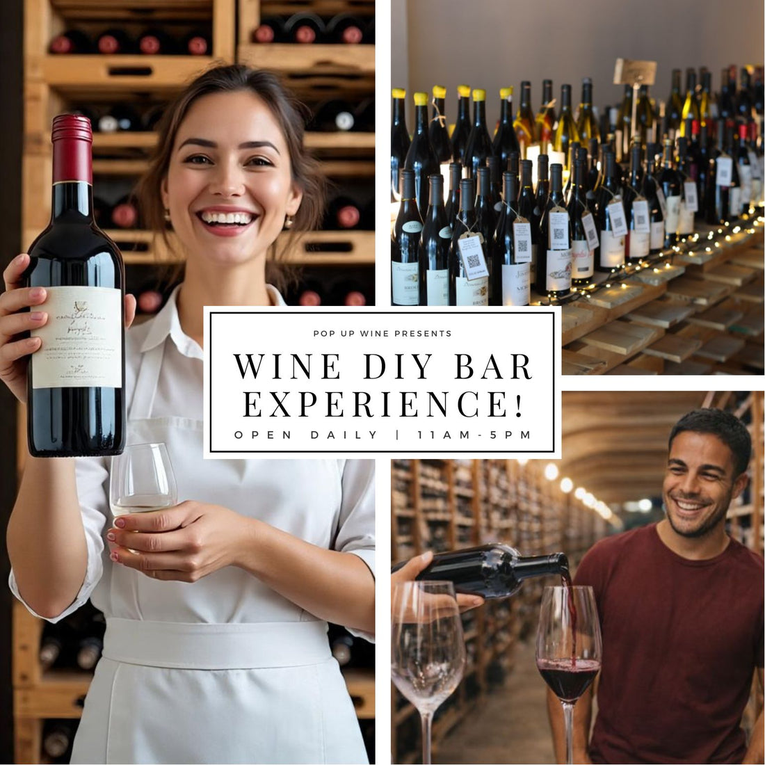 Wine DIY Bar Experience - 2-5pm