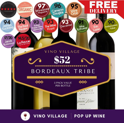 Vino Village Bordeaux Tribe – Wine Education - 5 Wine Pack