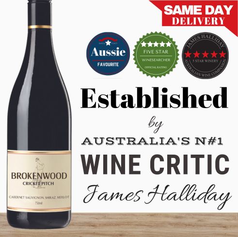 Brokenwood Cricket Pitch Red Cabernet Sauvignon Shiraz Merlot ~ Hunter Valley, Australia