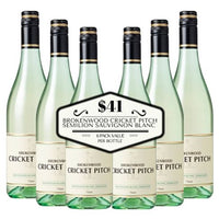 Brokenwood Cricket Pitch Semillon Sauvignon Blanc - Hunter Valley, Australia - 6 Pack Value