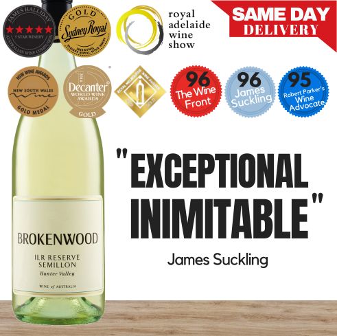 Brokenwood ILR Reserve Semillon ~ Hunter Valley, Hunter Valley, NSW,  Australia