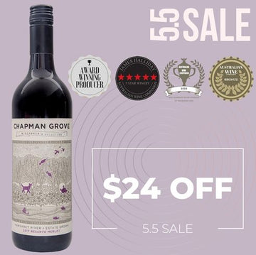 Chapman Grove Reserve Merlot 2017 ~ Margaret River, Western Australia