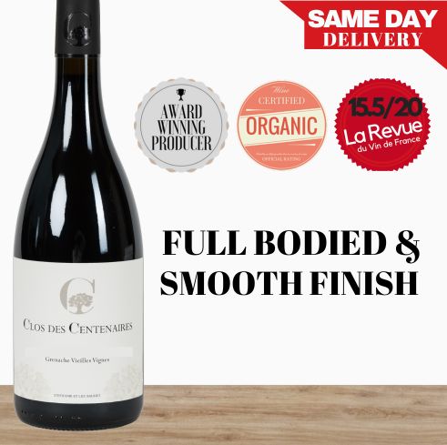 Clos des Centenaires Grenache Vielles Vignes (Old Vines) Red (Organic) 2019 - Southern Rhône, France