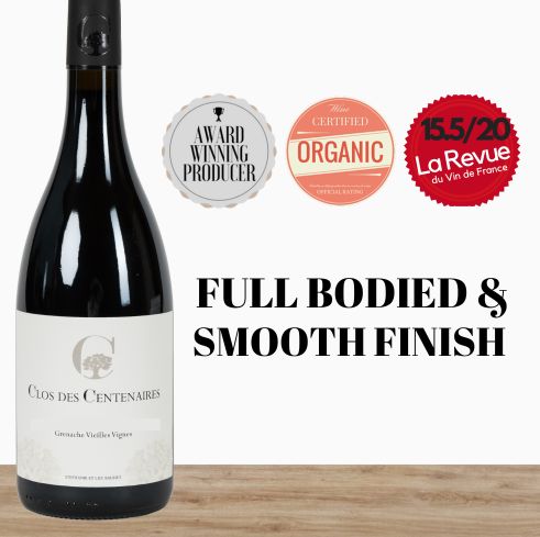 Clos des Centenaires Grenache Vielles Vignes (Old Vines) Red (Organic) 2019 - Southern Rhône, France
