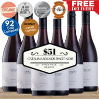 Catalina Sounds Pinot Noir 2022 - Marlborough, New Zealand - 6 Pack Value