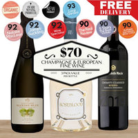 Champagne & European Fine Wine Selection - 3 Pack Value