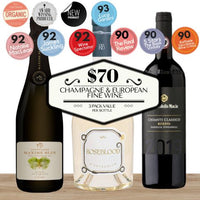 Champagne & European Fine Wine Selection - 3 Pack Value