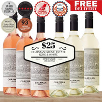 Chapman Grove Estate Rose & White Wine Mixed ~ Margaret River, Western Australia 6 Pack Value