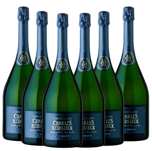 Charles Heidsieck Brut Reserve NV - Champagne, France - 6 Pack Value