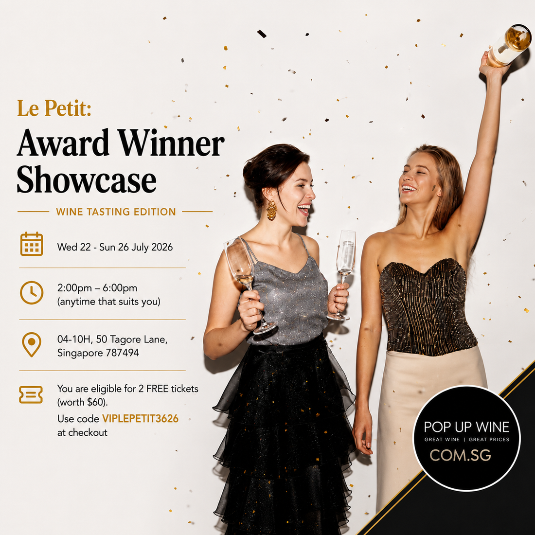 Le Petit Wine Warehouse Free Tastings - Daily | Wed-Sun | 2-6pm