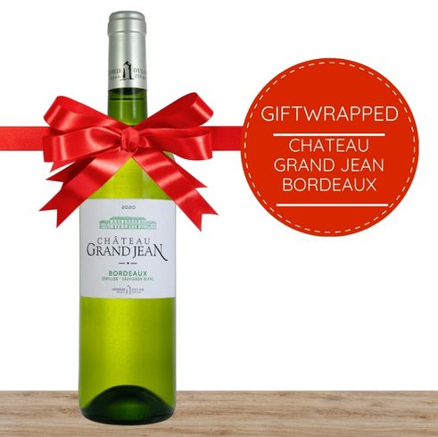 Chateau Grand Jean 2020 Bordeaux, France Gift-Wrapped
