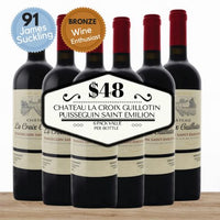 Chateau La Croix Guillotin Puisseguin Saint Emilion - Bordeaux, France - 6 Pack Value
