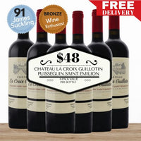 Chateau La Croix Guillotin Puisseguin Saint Emilion - Bordeaux, France - 6 Pack Value