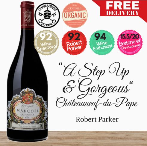 Château Maucoil Châteauneuf-du-Pape Esprit Red ~ Southern Rhone, France
