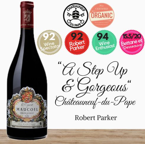 Château Maucoil Châteauneuf-du-Pape Esprit Red ~ Southern Rhone, France